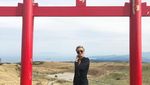 Foto: Gaya Liburan Model Kimmy Jayanti di Jepang