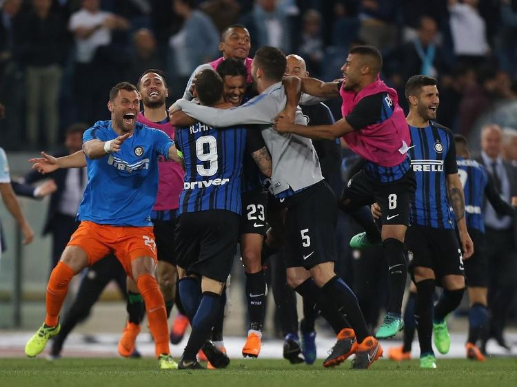 Sukacita Inter, Nestapa Lazio