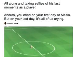 Selamat Jalan Iniesta Berkumandang di Medsos