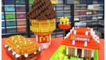 Keren! Ramen hingga Sepotong Kue Ini Terbuat dari Nanoblock