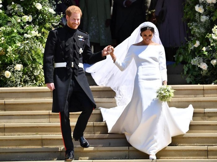 Pernikahan Pangeran Harry dan Meghan Markle. Foto: Getty Images Pernikahan Pangeran Harry dan Meghan Markle. Foto: Getty Images