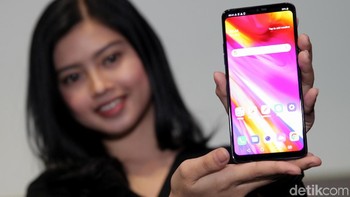 LG G7+ ThinQ yang hadir di Tanah Air dibekali dapur pacu Snapdragon 845.  (Foto: Agung Pambudhy)
