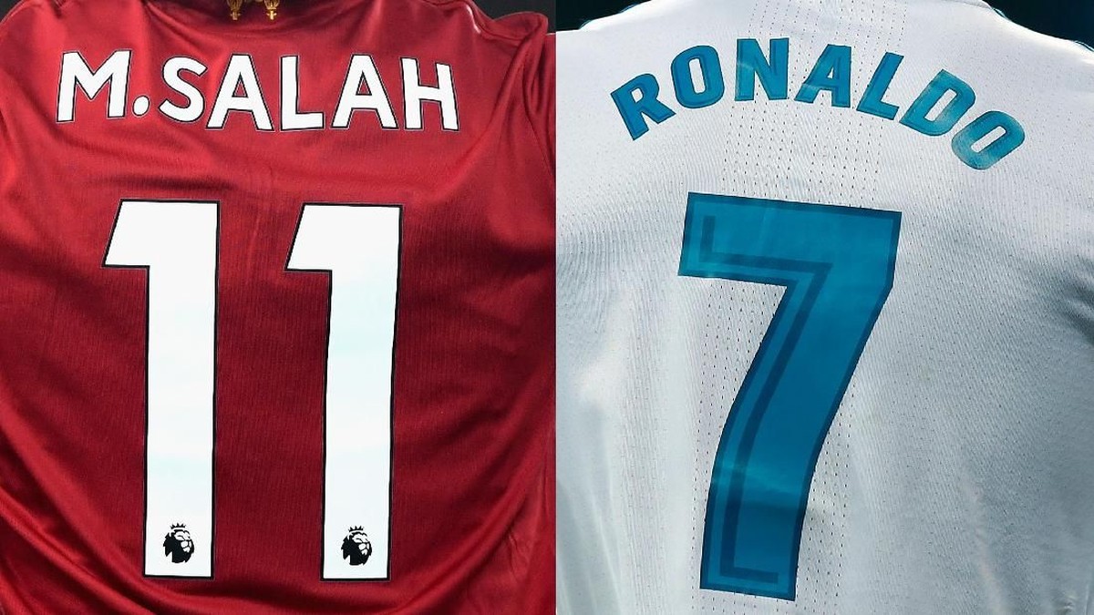 Mohamed Salah yang dibandingkan dengan Cristiano Ronaldo dan Lionel Messi. (Foto: Shaun Botterill/Getty Images)