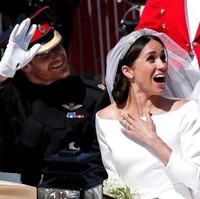 Ekspresi kaget Meghan Markle juga langsung jadi meme. Foto: Dok. Twitter