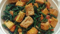 Tumis tahu dan kacang panjang buatan @mbaiyya ini dimasak dengan saus tiram dan kecap asin. Hmmm.. wanginya pasti sangat enak. Foto: Instagram