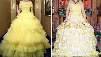 Gaun durian. (Foto: Instagram)