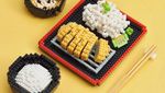 Keren! Ramen hingga Sepotong Kue Ini Terbuat dari Nanoblock