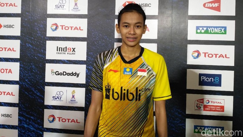Deg-degan Dinar Dyah Ayustine Jalani Partai Debut di Piala Uber Deg-degan Dinar Dyah Ayustine Jalani Partai Debut di Piala Uber