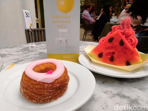 Unik dan Segar! Es Krim Semangka dan Cronut Peach Mawar Buatan Dominique Ansel
