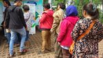 Begini Penampakan Antrean Penukaran Uang di Monas