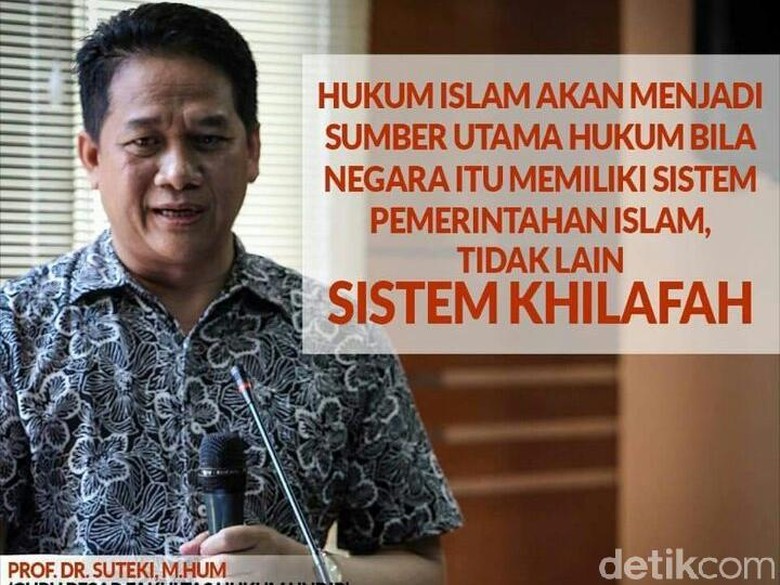 Saksi Ahli HTI Prof Suteki Polisikan Rektor Undip Saksi Ahli HTI Prof Suteki Polisikan Rektor Undip