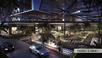 Public garden di Colluns Boulevard / dok. Collins