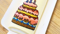Hyunsil Kim mengklaim dirinya sebagai kreator art roll cake pertama di Korea Selatan. Kreasinya juga cocok dijadikan kue ulang tahun nih. Foto: Instagram art_roll