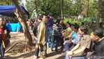 Begini Penampakan Antrean Penukaran Uang di Monas