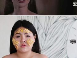 Kocak! Kerupuk Hingga Durian Dijadikan Kostum Cosplay