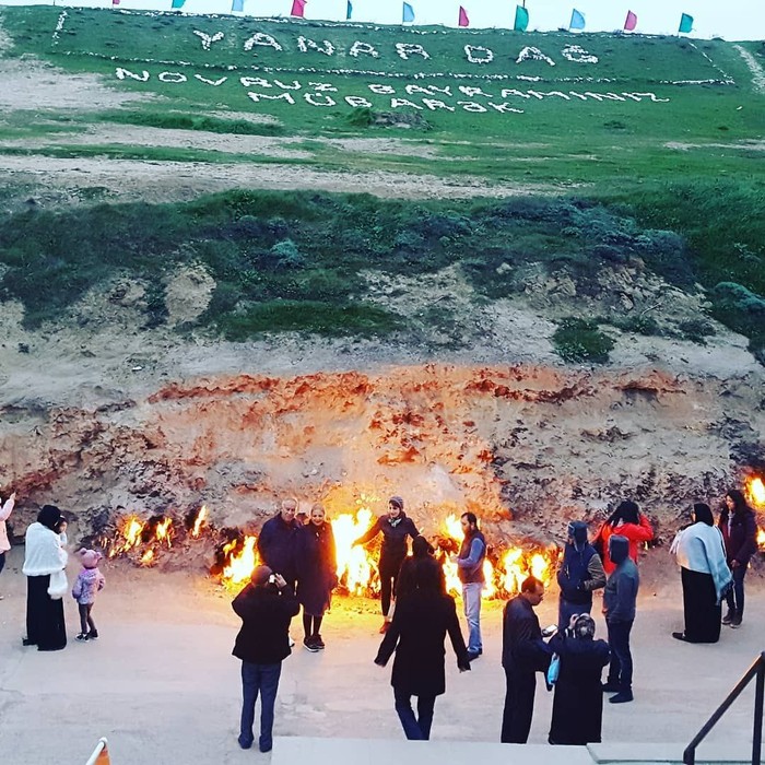 Yanar Dag di Azerbaijan