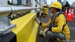 Flyover Karet Dipercantik
