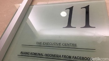 Ruang Komunal atau tempat berkumpul ala Facebook ini berada di lantai 11 Gedung One Pacific Place, Kawasan SCBD, Jakarta. Foto: detikINET/Agus Tri Haryanto