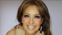 Nama asli Ariadna Thalia Sodi Miranda yang biasa disapa Thalia pemain telenovela pada zamannya.  Foto: Dok. Instagram/thalia