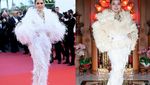 Bikin Ngakak! Wanita Ini Tiru Gaun Selebriti dengan Durian hingga Kerupuk Udang
