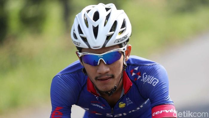 Aiman Cahyadi raih emas SEA Games 2019 Filipina di balap sepeda jalan raya ITT. (Grandyos Zafna/detikSport) Aiman Cahyadi raih emas SEA Games 2019 Filipina di balap sepeda jalan raya ITT. (Grandyos Zafna/detikSport)