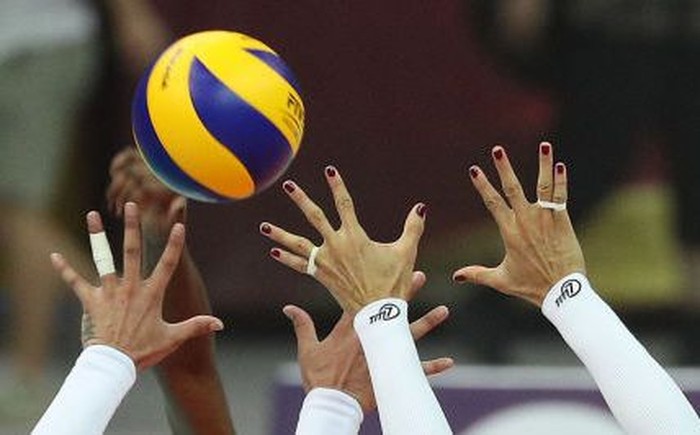 NANJING, CHINA - AUGUST 06: #18 Paola Ogechi Egonu of Italy in action during the final match between Brazil and Italy during 2017 Nanjing FIVB World Grand Prix Finals on August 6, 2017 in Nanjing, China.  (Photo by Zhong Zhi/Getty Images)