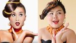 Bikin Ngakak! Wanita Ini Tiru Gaun Selebriti dengan Durian hingga Kerupuk Udang