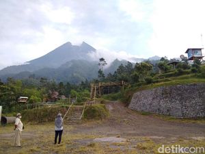 Tinggi Kolom Erupsi Merapi Pagi Ini 6 Km