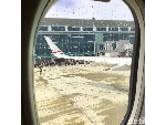 Penampakan Pesawat Jokowi yang Kena Siram di Bandara Kertajati