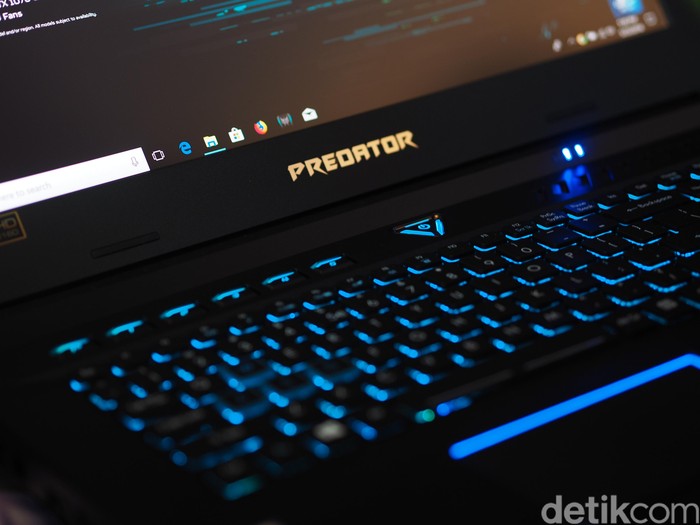 Keyboard Acer Predator Helios 500. Foto: Septiana Ledysia Keyboard Acer Predator Helios 500. Foto: Septiana Ledysia