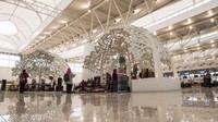 Bandara Internasional Jawa Barat (BIJB) Kertajati ini merupakan bandara kedua terbesar di Indonesia setelah Bandara Internasional Soekarno-Hatta. ANTARA  FOTO/M Agung Rajasa.
