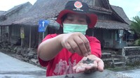 Kecamatan Dukun salah satu wilayah di Kabupaten Magelang yang diguyur hujna abu erupsi Merapi, Kamis (24/5/2018)./Pertiwi