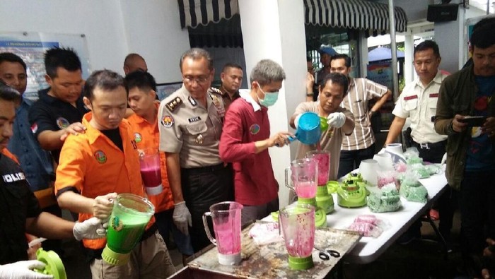240 Kg Sabu di Mesin Cuci Dimusnahkan