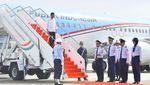 Penampakan Pesawat Jokowi yang Kena Siram di Bandara Kertajati