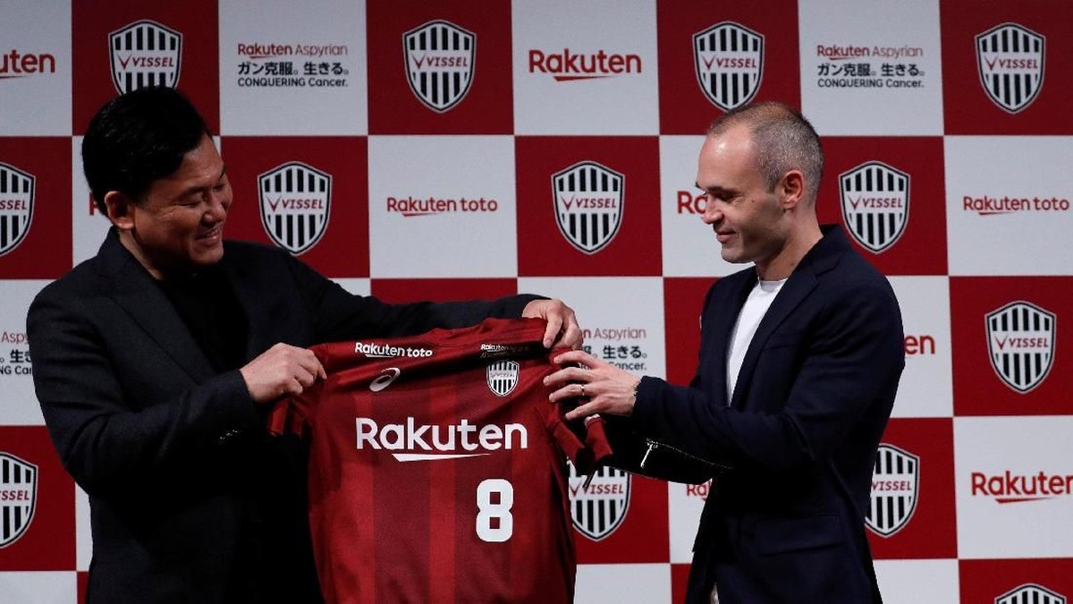 Andres Iniesta gabung klub Liga Jepang Vissel Kobe (Toru Hanai/Reuters)