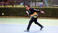 Menpora meninjau di Pelatnas Soft Tenis Asian Games 2018 di Sultan Hotel, Senayan, Jakarta, Kamis (24/05/2018). Dalam kunjungannya, Imam Nahrawi juga memberikan motivasi pada atlet Soft Tenis.