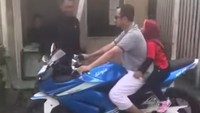 Selain Honda CBR, Ustaz Yusuf juga pernah terlihat mengendarai Kawasaki Ninja. Foto: Dok. Istimewa