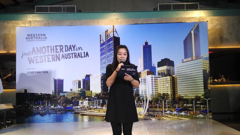 Foto: Fransiska Pangat, Country Manager TWA di acara Buka Bersama Western Australia (Wahyu/detikTravel) Foto: Fransiska Pangat, Country Manager TWA di acara Buka Bersama Western Australia (Wahyu/detikTravel)