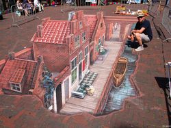 Seni 3 Dimensi di Jalanan yang Bikin Orang Keheranan