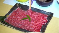 Wagyu halal di restoran Yoshiya.