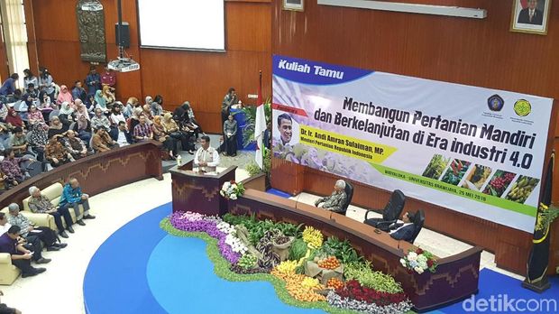 Kunjungi UB, Mentan Pacu Mahasiswa Jadi Konglomerat
