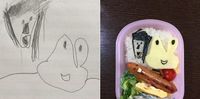 Ayah Super Kreatif Ini Wujudkan Gambar Anaknya Jadi Menu Bekal