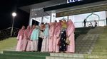 Gaya Sri Mulyani Berjilbab di Pesantren Ponorogo
