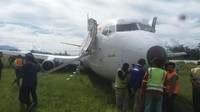 Pesawat tersebut hendak mendarat pada pukul 14.08 WIT. Pesawat itu terbang dari Bandara udara Sentani Jayapura menuju Bandara Wamena Jayawijaya pada pukul 13.32 WIT.