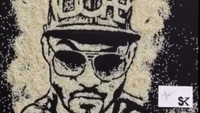 Kayaknya pemilik akun batinion penyuka rapper. Buktinya karyanya yang terbuat dari biji wijen ini berbentuk rapper asal India bernama Raftaar. Foto: batinion