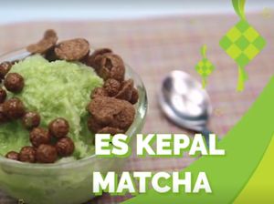 Es Kepal Matcha Manisnya Cocok untuk Berbuka