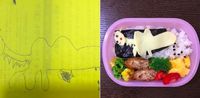 Ayah Super Kreatif Ini Wujudkan Gambar Anaknya Jadi Menu Bekal
