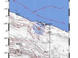 Gempa 4 SR Guncang Jayapura