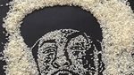 Keren! Ini 10 Rice Art Berbentuk Wajah Bob Marley hingga Monalisa