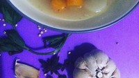 Kreatif nih netizen @widia_wwet karena sop iganya diberi tambahan lobaak putih. Jadi isiannya makin komplit ada iga, wortel, kentang dan lobak. Foto: Instagram